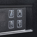 Electric Fireplace Suite with Remote Control, 2000W Freestanding Fireplace Heater with LED Flame Effect, Overheat Protection, 7-Day Programmable Timer, White w/ Control Effect Timer