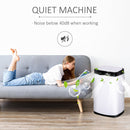 HOMCOM 20L/Day 8000ML Portable Dehumidifier 3 Modes Auto Shut Off Silent Moisture Air Cleaner for Basement, Bedroom, Bathroom, Living Room, RV