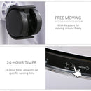 HOMCOM 20L/Day 8000ML Portable Dehumidifier 3 Modes Auto Shut Off Silent Moisture Air Cleaner for Basement, Bedroom, Bathroom, Living Room, RV