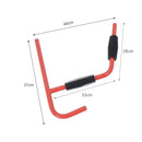 HOMCOM Canoe/Kayak Aluminum Wall Mount Hangers - Red