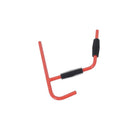 HOMCOM Canoe/Kayak Aluminum Wall Mount Hangers - Red