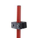 HOMCOM Canoe/Kayak Aluminum Wall Mount Hangers - Red