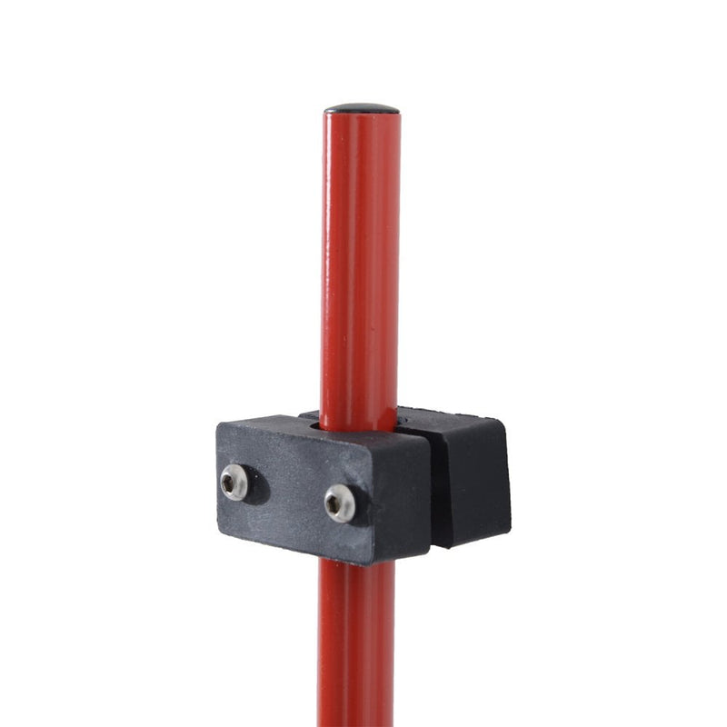 HOMCOM Canoe/Kayak Aluminum Wall Mount Hangers - Red