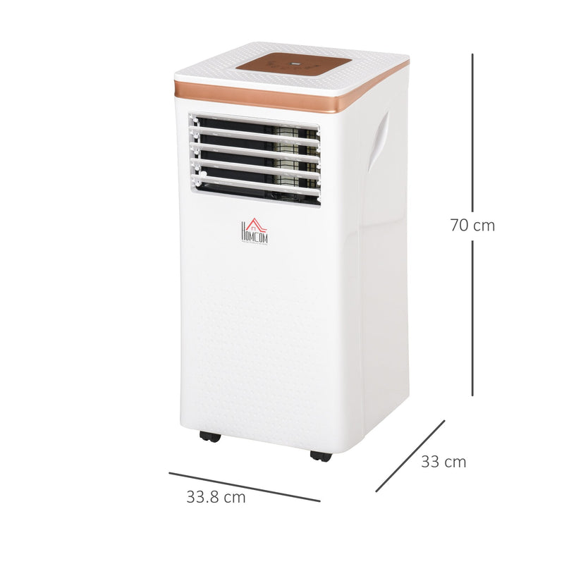 HOMCOM  10000BTU Compact Portable Mobile Air Conditioner Unit.