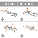 1.5m Pre-Lit Artificial Christmas Tree - Green