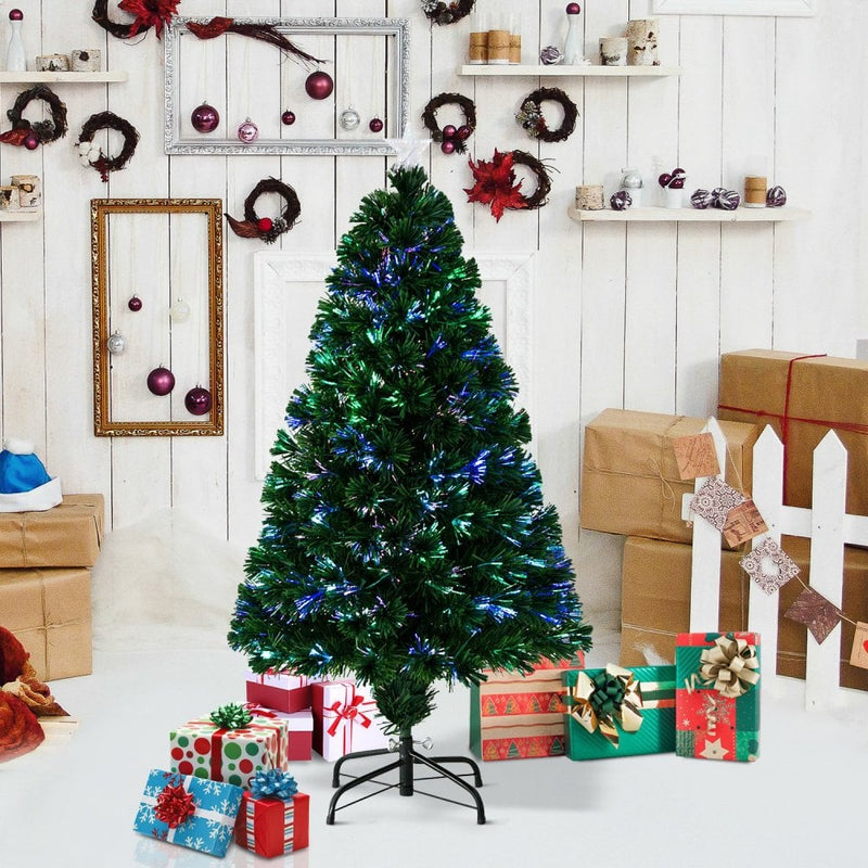 Artificial Christmas Tree, Pre-Lit, 1.2m