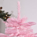 4FT Pop-up Artificial Christmas Tree Holiday Xmas Holiday Tree Decoration with Automatic Open for Home Party, Pink w/