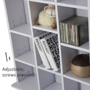 HOMCOM Shelves Rack Unit-White