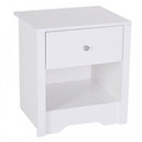 HOMCOM 53Wx42.5Dx59H cm Bedside Table-White |
