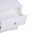 HOMCOM 53Wx42.5Dx59H cm Bedside Table-White |