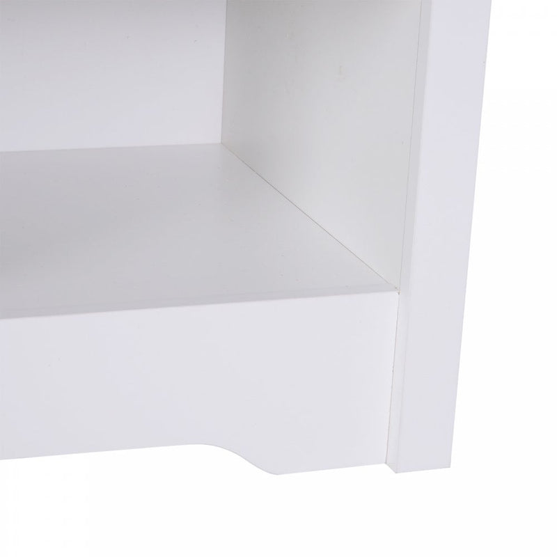 HOMCOM 53Wx42.5Dx59H cm Bedside Table-White |