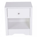 HOMCOM 53Wx42.5Dx59H cm Bedside Table-White |