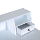 Dressing Table Vanity Make-Up 4 Drawers Dividers Console Desk Bedroom Furniture Nightstand Cosmetic Storage-White