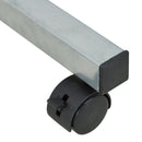 MDF Height Adjustable Sofa & Bed Table Black/White