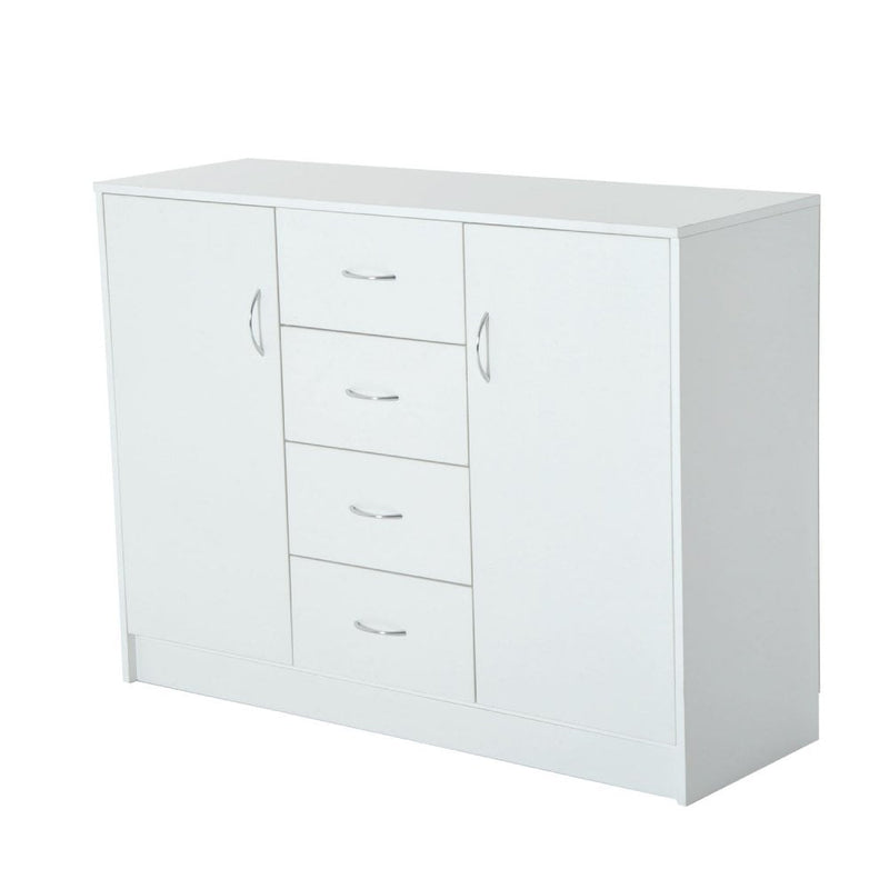 120Wx40Dx90H cm Drawer Cabinet-White
