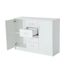 120Wx40Dx90H cm Drawer Cabinet-White