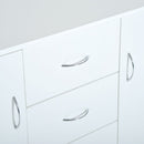 120Wx40Dx90H cm Drawer Cabinet-White