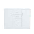 120Wx40Dx90H cm Drawer Cabinet-White