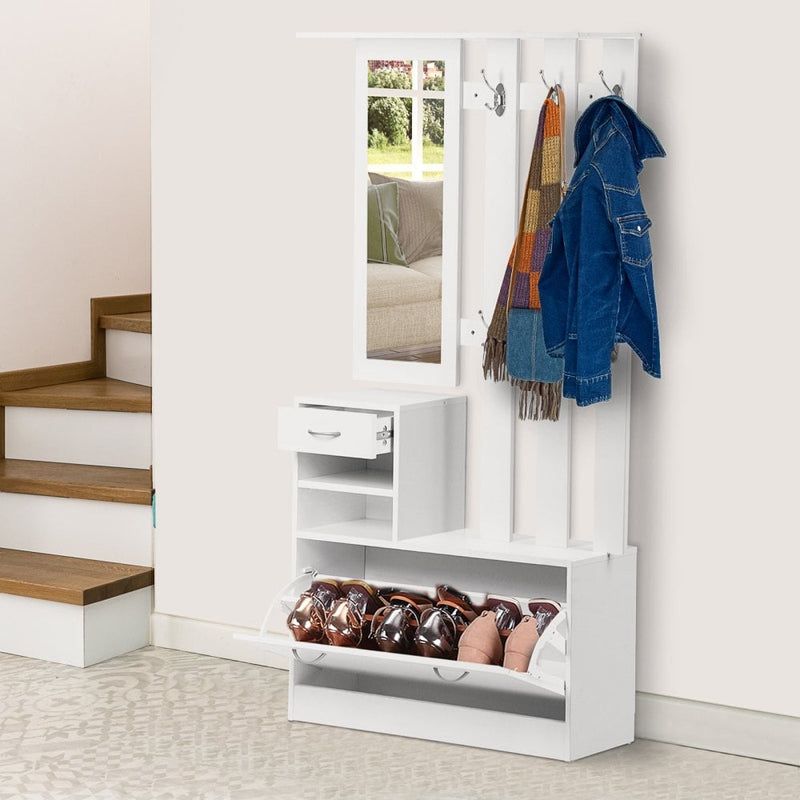 HOMCOM Storage Unit -White