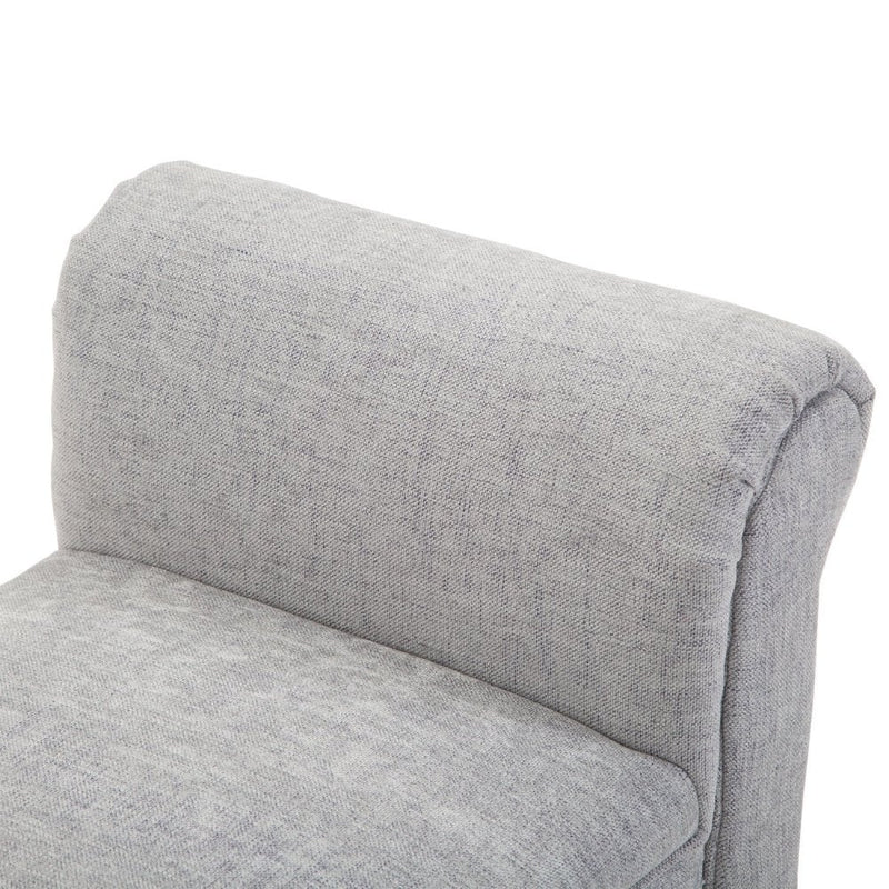 Bed End/Side Chaise Lounge Sofa - Grey