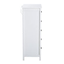 Storage Chest Unit, 46Wx34Dx94H cm-White