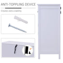 Drawer Table Sideboard Multi-purpose Storage Chest Shabby Chic Entryway Living Room Bedroom Furniture Organizer Unit 5 Retro Style