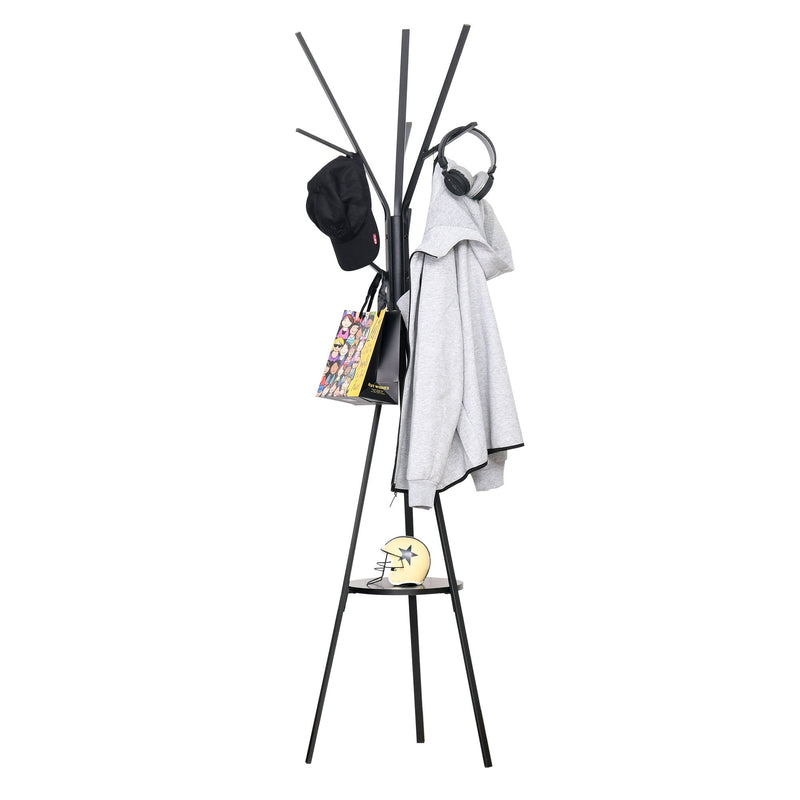 HOMCOM Coat Rack - Black