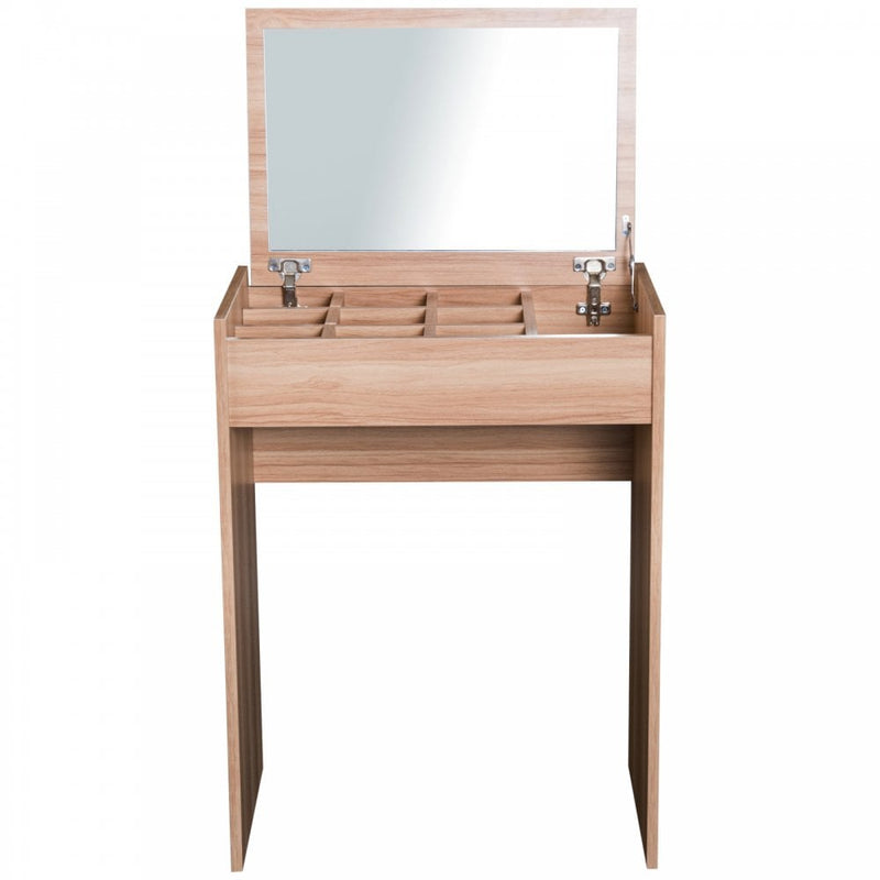 Dressing Table Set with Mirror & Stool-Wood