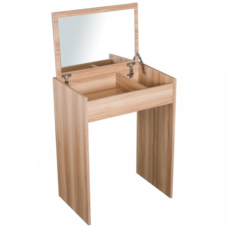 Dressing Table Set with Mirror & Stool-Wood