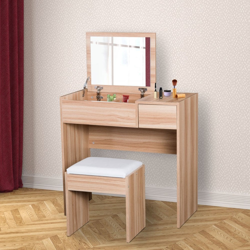 Dressing Table With Padded Stool