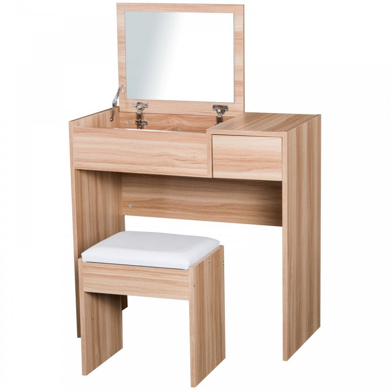 Dressing Table With Padded Stool