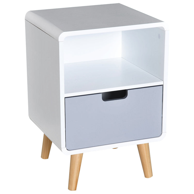 Bedside Table, 40Lx38Wx58H cm