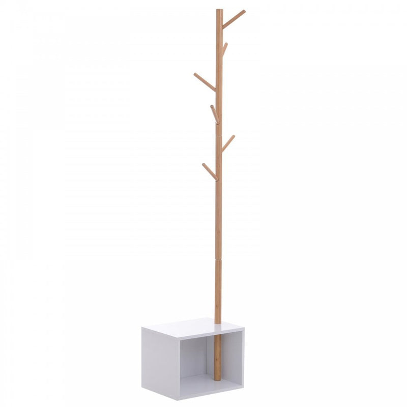 Coat Rack Storage Bench, 180H cm