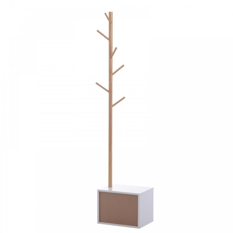 Coat Rack Storage Bench, 180H cm