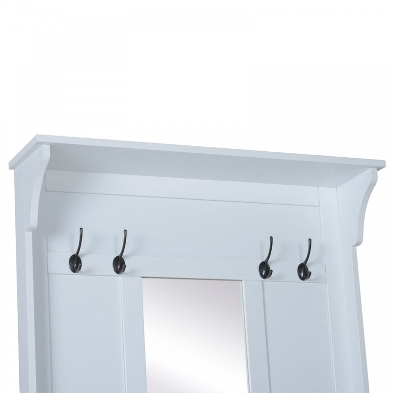 Mirror Cabinet, 80Lx40Wx170H cm-White