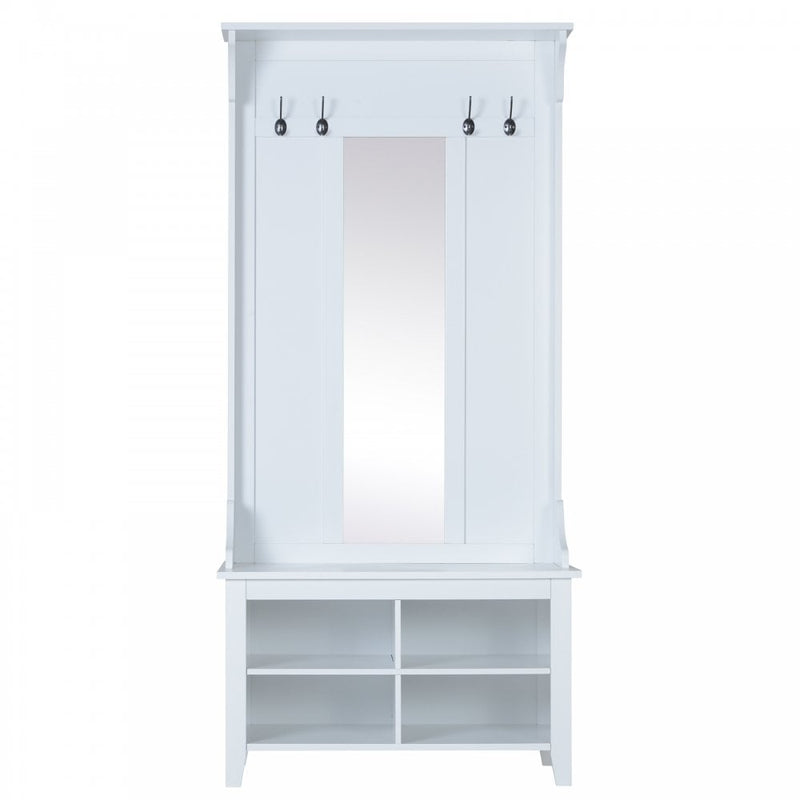 Mirror Cabinet, 80Lx40Wx170H cm-White