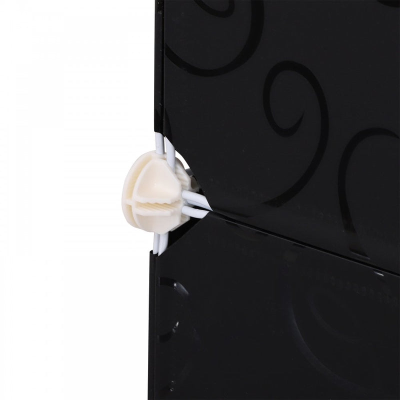 DIY Portable Wardrobe Closet, 111L X 47W X 145Hcm-Black/White