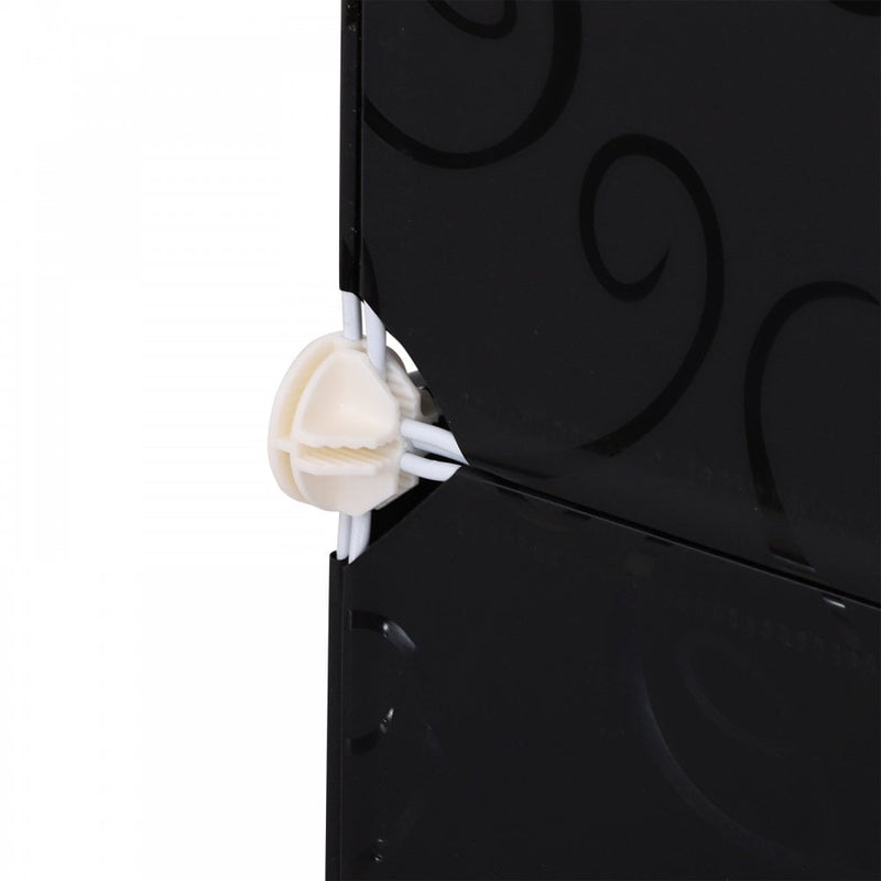 dIY Portable Wardrobe Closet, 111L x 47W x 145Hcm-Black/White