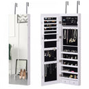 Mirror Jewellery Storage Cabinet W/LED Lights White