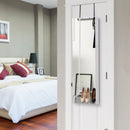 Mirror Jewellery Storage Cabinet W/LED Lights White