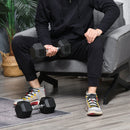 Hex Dumbbells Set Rubber Dumbbells Weight Lifting Equipment Fitness Home Gym