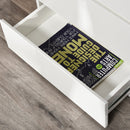 Chest of Drawers, 4 Drawers Storage Cabinet Floor Tower Cupboard for Bedroom Living Room, White Sideboard Room