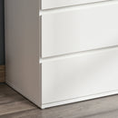 Chest of Drawers, 4 Drawers Storage Cabinet Floor Tower Cupboard for Bedroom Living Room, White Sideboard Room
