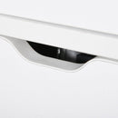 Bedside Table with 2 Drawers and Storage Shelves for Living Room Bedroom Accent Table Small Cabinet, White Modern w/2 Drawer Chest