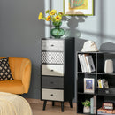 Chest of Drawers, 5 Drawer Dresser, Vertical Storage Organizer Unit for Bedroom, Living Room Bedroom