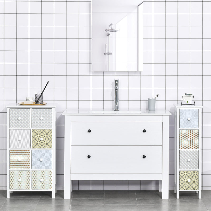 Chest of Drawers, 4 Drawer Dresser, Storage Organizer Toilet Tissue Cabinet for Bedroom, Bathroom Cabinet, Unit