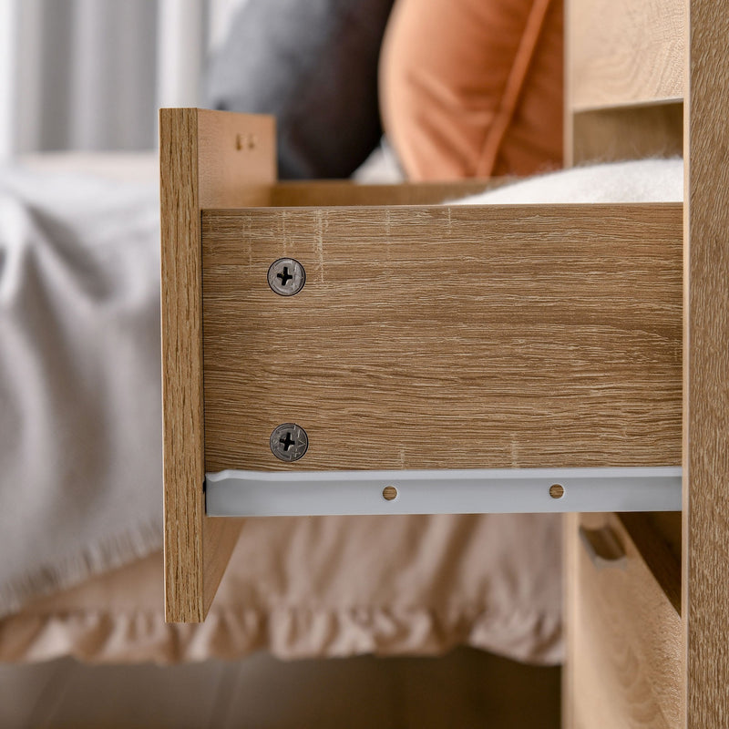 Chest of Drawers, 3 Drawer Unit, Storage Cabinet Organizer with Steel Frame for Bedroom, Living Room Unit