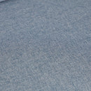 Faux Suede 5-Position Futon Single Sofa Bed Blue