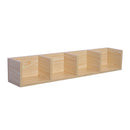 95Lx17Wx16.5H cm Multi-Media Storage Wooden Shelf