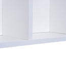 Multi-Media Wooden Shelf-White |